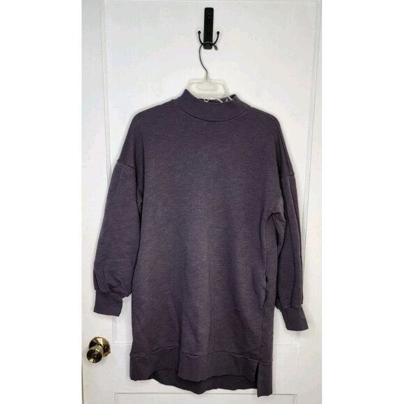 Sweaty Betty One and Done Sweatshirt Sweat Dress Size US 4-6 Gray - Picture 1 of 5